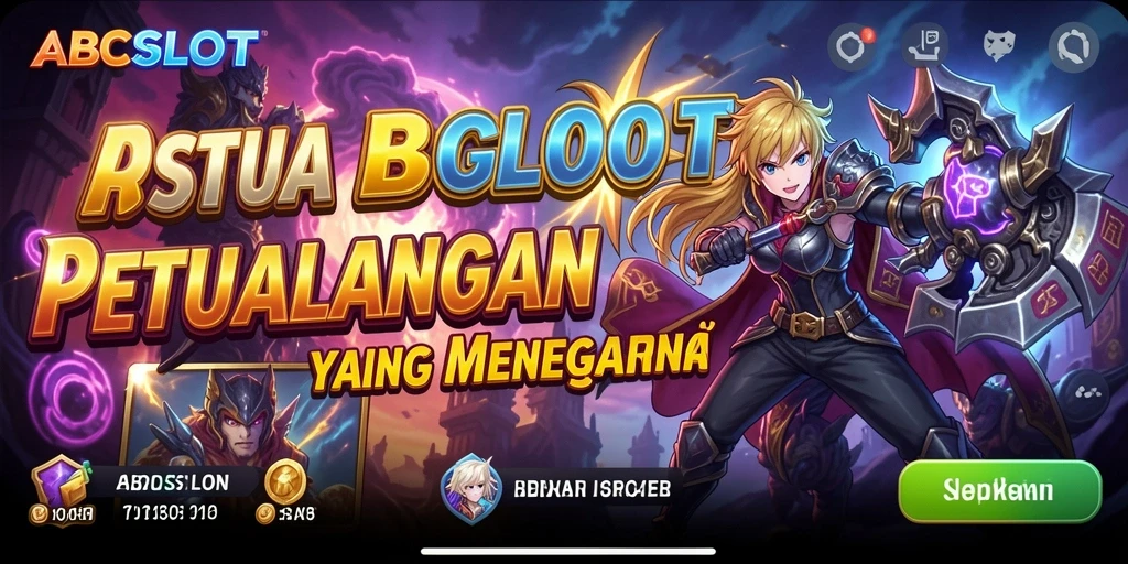Tampilan gameplay ABCSLOT yang menampilkan aksi seru karakter Anime.