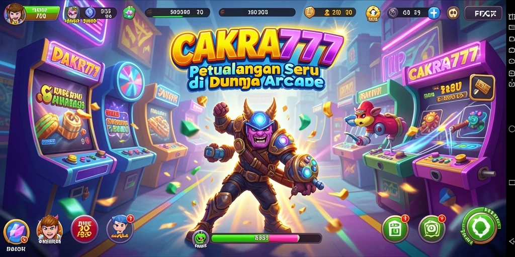 Screenshot gameplay CAKRA777 menampilkan aksi seru dan tantangan di setiap level.