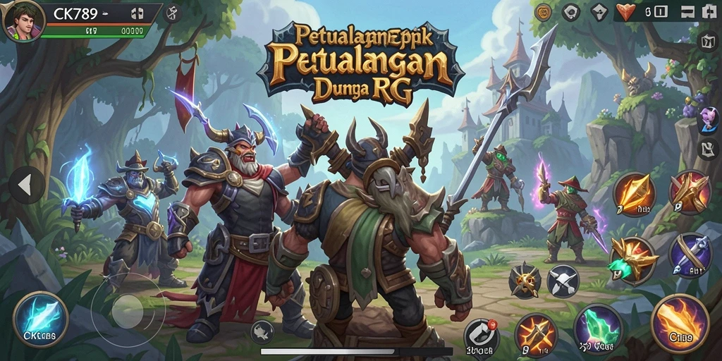 Tampilan gameplay CK789 yang menampilkan aksi RPG yang seru.