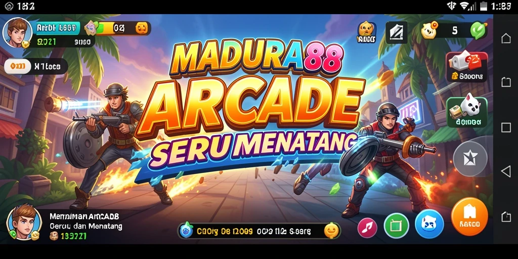 Tampilan gameplay seru dan penuh tantangan di MADURA88.