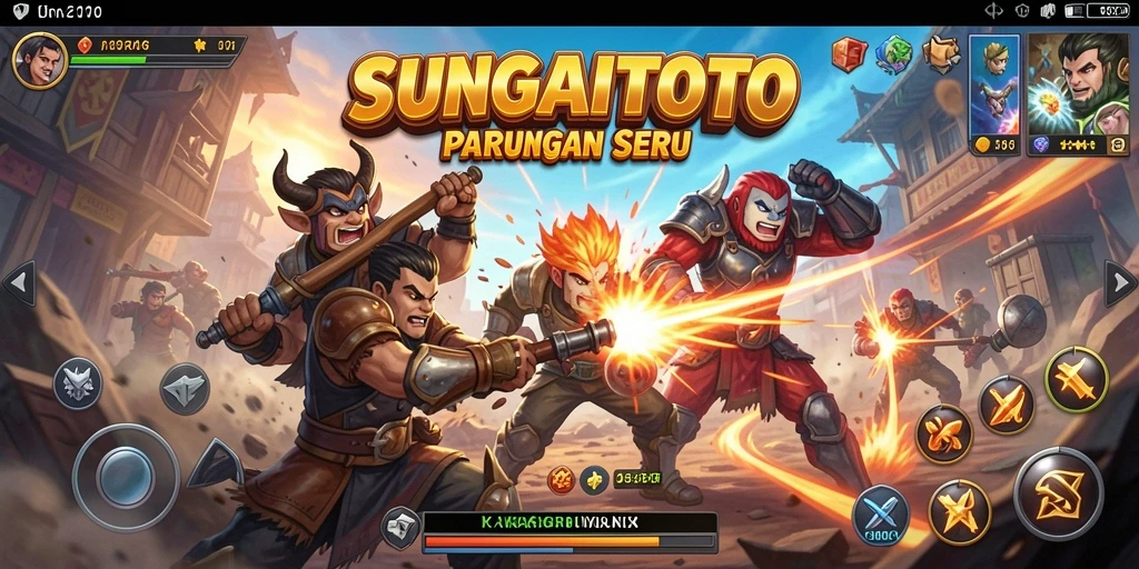 Menampilkan aksi pertarungan mendebarkan di SUNGAITOTO.