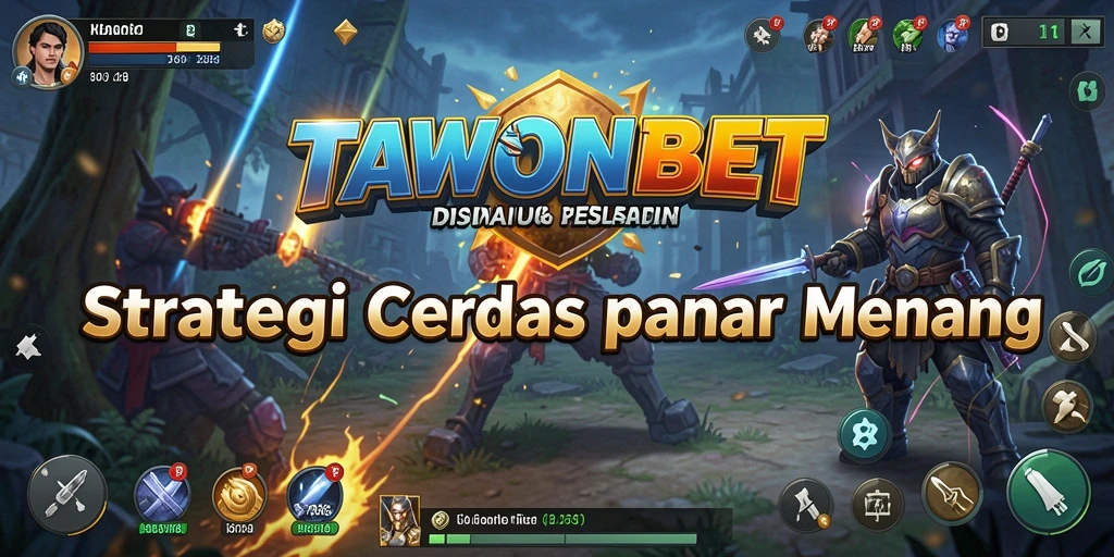 Screenshot utama TAWONBET menunjukkan gameplay strategi yang mendebarkan.