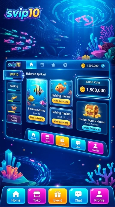 Tampilan antarmuka pengguna svip10 yang sederhana dan intuitif.